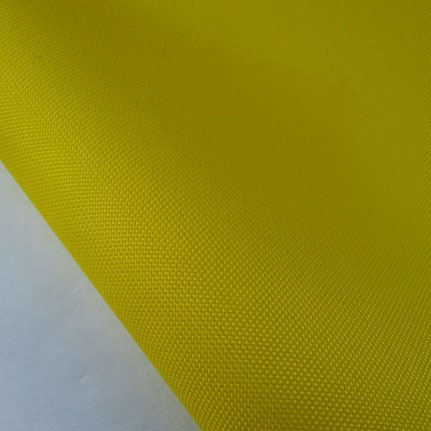 210D recycled nylon oxford fabric lemon yellow color for bags and apparel