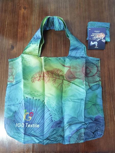 SEAQUAL YARN foldable shopping bag