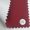 150d crease resistant rpet poliester compounded fabric in maroon color