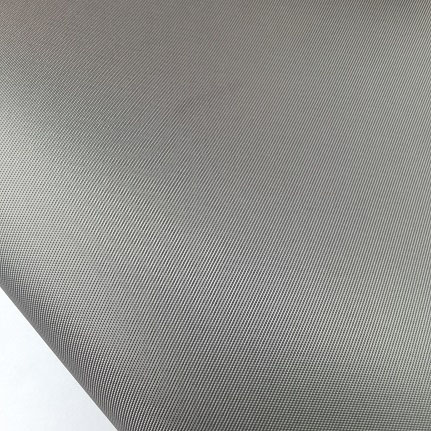272 semi dull twill woven recycled pet grey fabric with PU coating