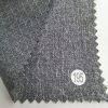 300d melange rpet dark gray polyester recycled fabric in rhombus pattern