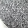 300d melange rpet dark gray polyester recycled fabric in rhombus pattern