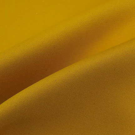 75Dx75D RPET water resistant mustard color fabric mixed with virgin polyester manufacturer