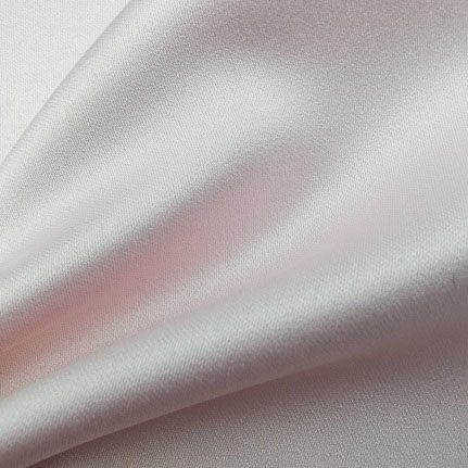 75Dx75D recycle pet pale pink satin fabric with dull finishing Chinese manufacturer