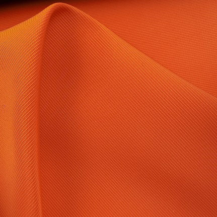 75Dx75D+300D anti-wrinkle and water resistant RPET poliester fabric in tangerine color