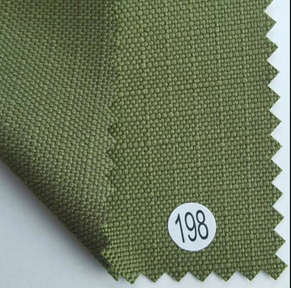 600x600D water resistant ripstop recycled polyester in army green